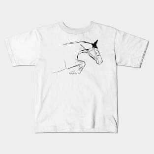 Jumping Horse Kids T-Shirt